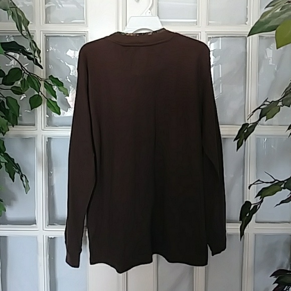 Camo & Brown Men's Thermal/Ribbed Shirt NWT - Picture 5 of 7